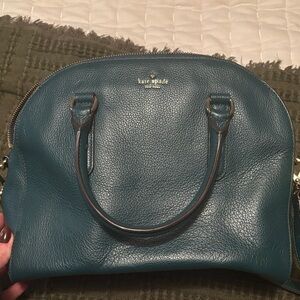 Kate Spade Blue Leather Satchel